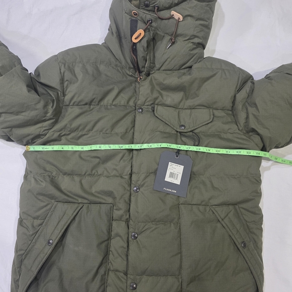 NWT Filson Chilkoot Hooded 850 Fill Goose Down Expedition Parka In Dark Forest. - Picture 13 of 14